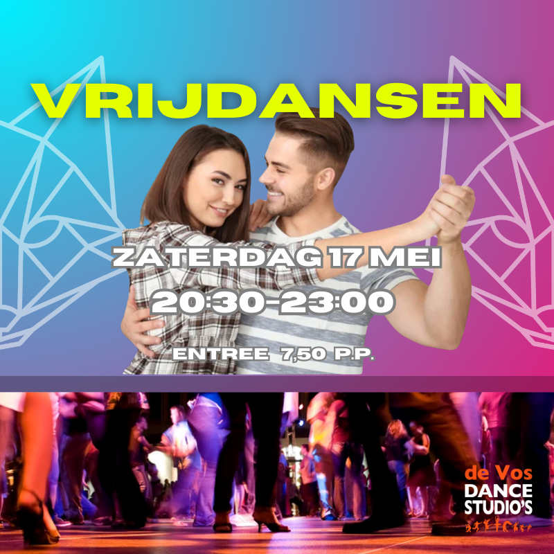 De Vos Dance Studio's - Agenda - Vrijdansen 15-3