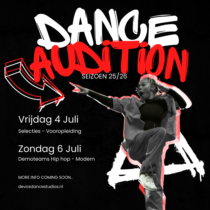 De Vos Dance Studio's - Agenda - Auditie