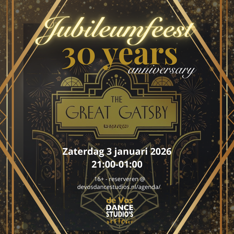 Jubileumfeest vierkant